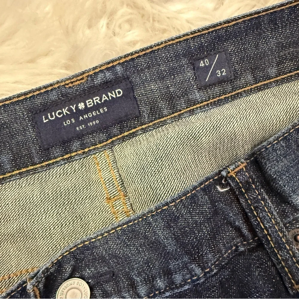 Lucky Brand 329 Men’s Classic Straight Jeans Blue Denim 40x32